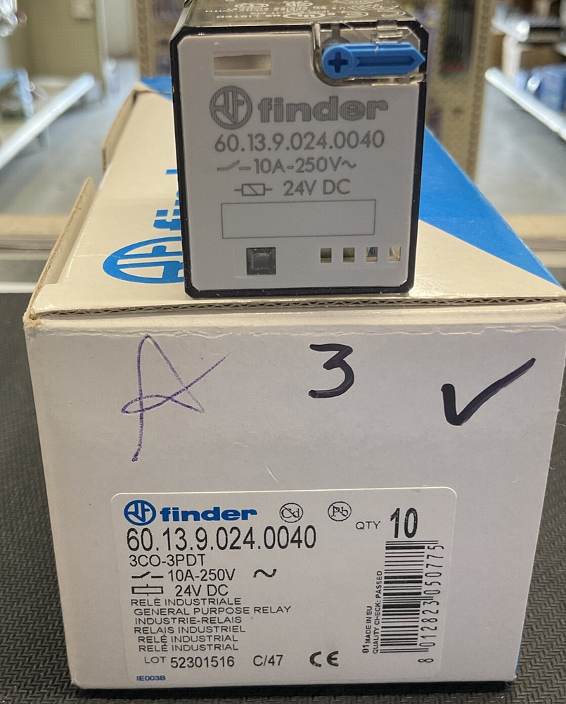 60.13.9.024.0040- GENERAL PURPOSE RELAY – 10A-250V AC, COIL VOLTAGE 24V DC