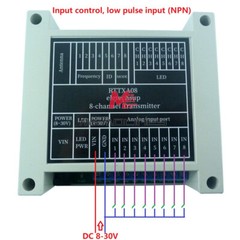 433MHz Lora Remote Control Point to Point Feedback Wireless IO Relay Switch USA