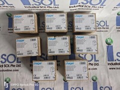Hager HR522 ELR Earth Leakage Relay 230V 0.03–10A Time Delay 50% Led Test HR 522