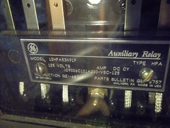 GENERAL ELECTRIC 12HFA53K91F MULTICONTACT AUXILIARY RELAY TYPE HFA 125V (YY2)