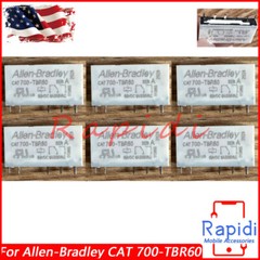 6PCS For Allen-Bradley CAT 700-TBR60 CAT700-TBR60 60VDC 6A 250VAC 5-Pins Relay