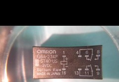 NEW LOT OF (25) OMRON G6A-274P-ST40-US 3VDC Low-sensitivity LOW SIGNAL RELAY