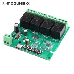 Ewelink AC DC7-32V 2/3/4CH Intelligent Bluetooth WIFI Relay Switch Module Type-C