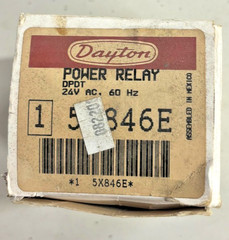 Dayton 30A 24VAC 60Hz DPDT 8 Pin Open Power Relay 5X846E
