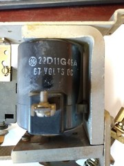 General Electric IC2820A100BB Relay With 22D11G46A Coil