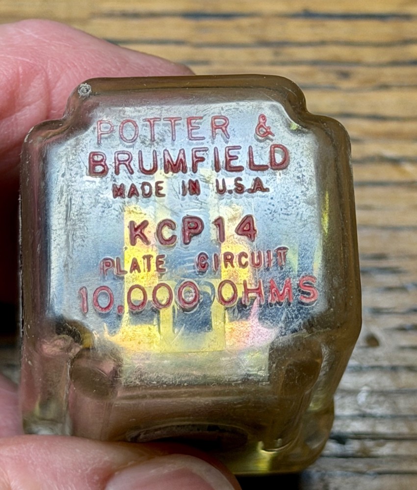 Potter & Brumfield KCP14 10,000 Ohm Plate Circuit Relay – 11-Pin 3PDT 2A