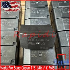 4PCS Energy Power Relay For Song Chuan 118-2AH-F-C M05 12VDC 50A 6-Pins US Stock