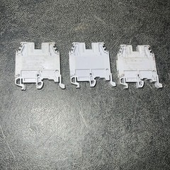 Entrelec M4/6 Gray Wire Terminal M46 Lot of 3