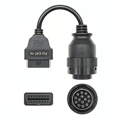 14 Pin to 16 Pin OBD2 Cable for Cat ET3 Caterpillar Diagnostic Adapter