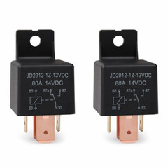 2pcs 5-Pin JD2912-1Z-12VDC 80A 14VDC SPDT Truck Boat Car Relay 12V Switch