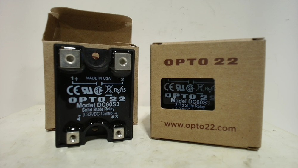 OPTO 22 DC60S3 Solid State Relay 3-32VDC (Lot of 2 pcs)-New In Box