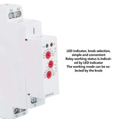 Voltage Monitoring Relay GRV8-02 Single-Phase Voltage Control Monitoring Rel…