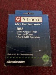 Altronix 6062 Multifunction Timer -1 sec. to 60min.-Access, Siren, 12/24VDC