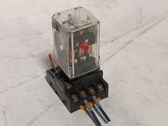 ACI 9737A1201 General Purpose Relay Coil with 115904 11-Pin Relay Socket