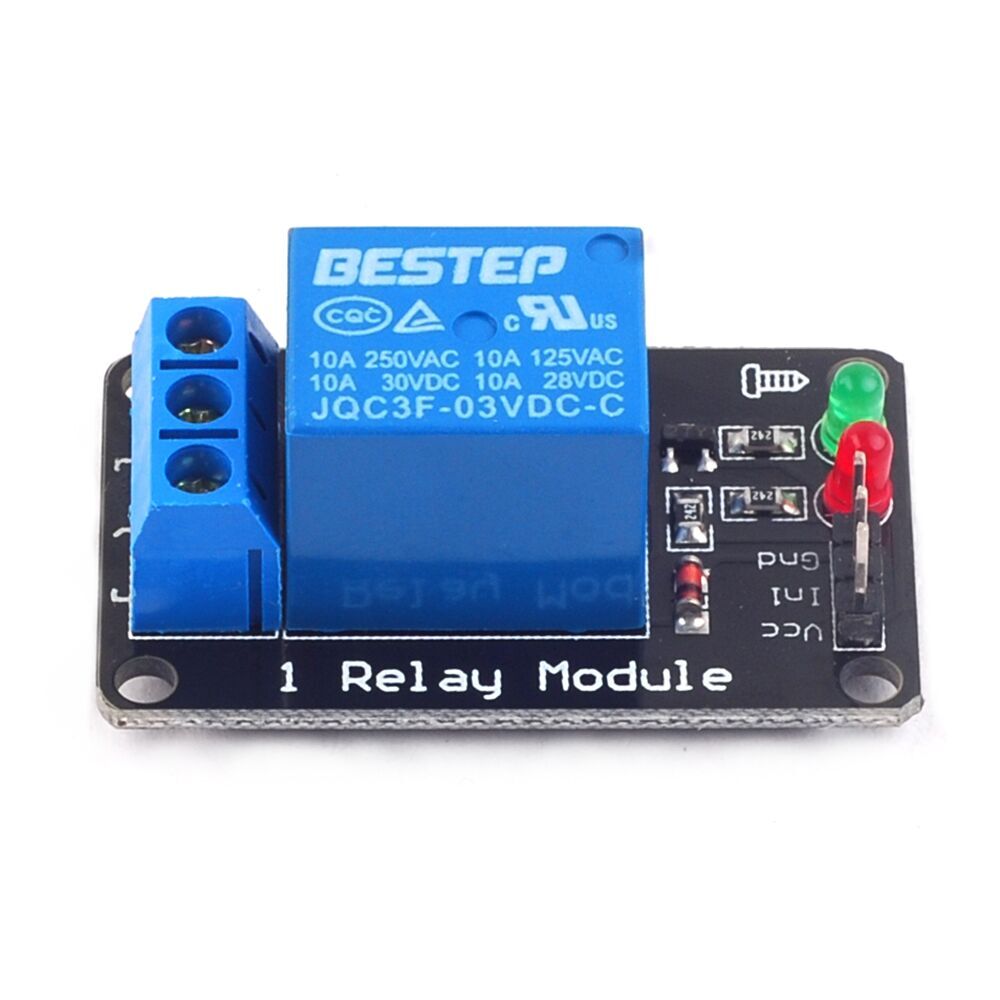 3V 3.3V 1-Channel Relay Module Low Level Trigger Relay Delay DC New
