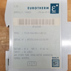 Eurotherm TE10S/40A/480V/LGC/00 Solid State Relay, 40A, 480V, 47-63Hz – USED