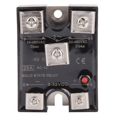 BERM KB25DA Solid State Relay 25A Single Phase 1NO1NC Solid State Relay DC