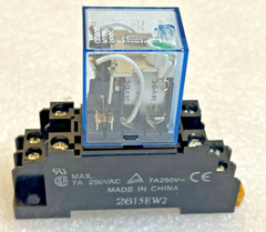 Omron MY2N-J MY2NJ 12v 24V 48V 220Vac Coil Cube DPDT Relay PYF08A Socket Base RH