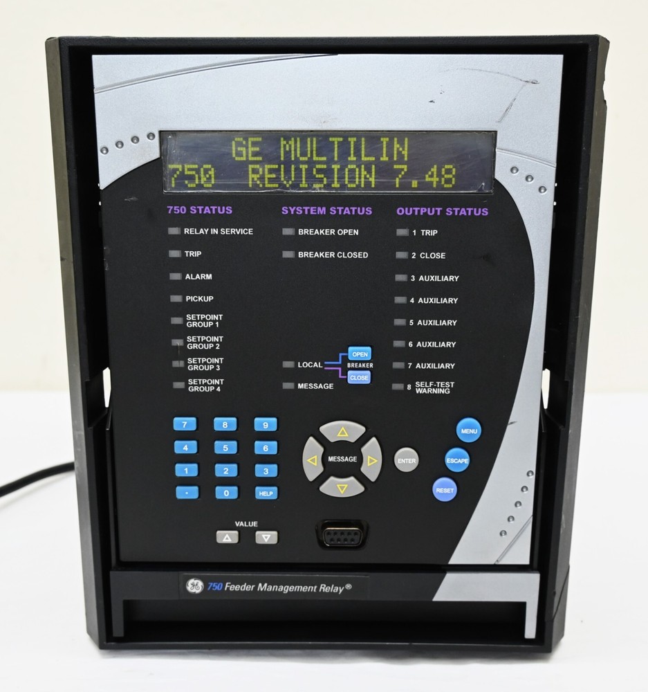 GE Multilin 750-P5-G5-S5-HI-A20-G-E SR750 Feeder Management Relay. (D2780520)