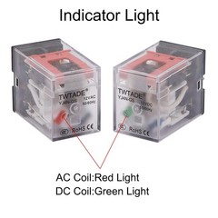/ac 12v Relay 5a Electromagnetic Power Coil Relay 14 Pins 4pdt 4no+4nc Hh54p My4