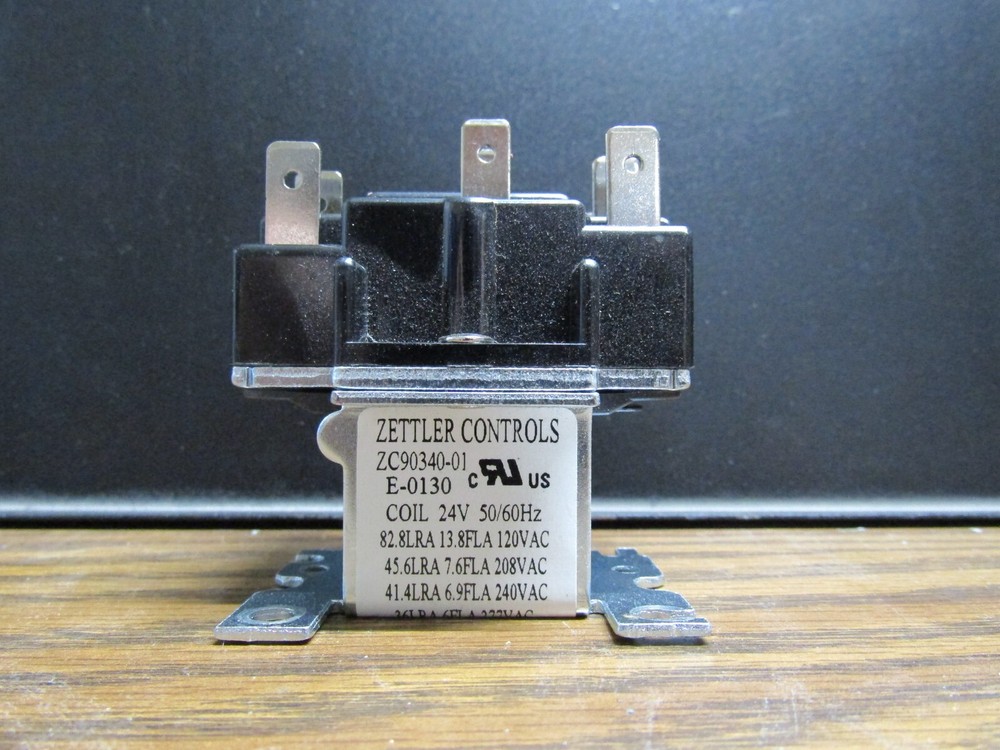 Zettler Controls ZC90340-01 Relay 24VAC 50/60Hz Coil