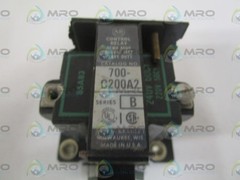 INDUSTRIAL SPARE PART 700-C200A2 SER. B CONTROL RELAY (AS PICTURED) UNMP