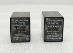 Tyco Potter Brumfield KHAU-17A11-120 Relay 120V 3A 4PDT Lot of 2 New Old Stock