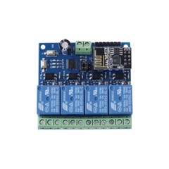ESP8266 4 Channel WiFi Relay Module ESP-01 Module for Iot Smart Home App DC 12V
