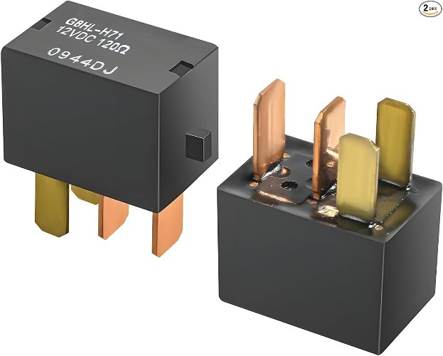 2 PCS Car AC Relay, 4 Pin Multi-Purpose Power Relay for Fan and S Color: 2 PCS