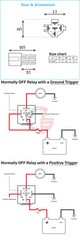 5pcs 1.8W 12V 40Amp 5-Pin SPDT Automotive Relay with Wires & Harness Socket Set