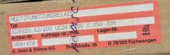 Dold EO 9920.82 Multifunction Time Relay 0041478 24-240V AC/DC 11-Pin Timer