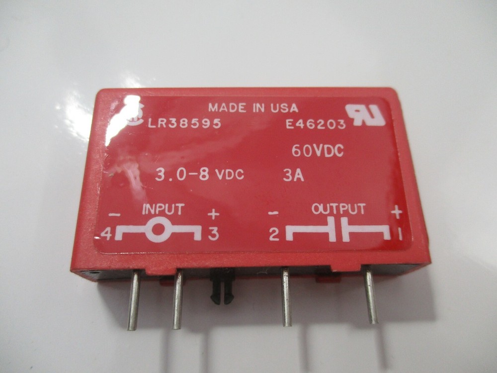 NOS Gordos Arkansas – SM-ODC5 3.0-8VDC Input, 3A 60VDC Output Relay