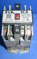 Square D Class 8501 Type X0-40 Type KA Series A Control Relays + 1 Year Warranty