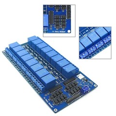 5V Relay Shield Module Components with Optocoupler for 16-Channel po