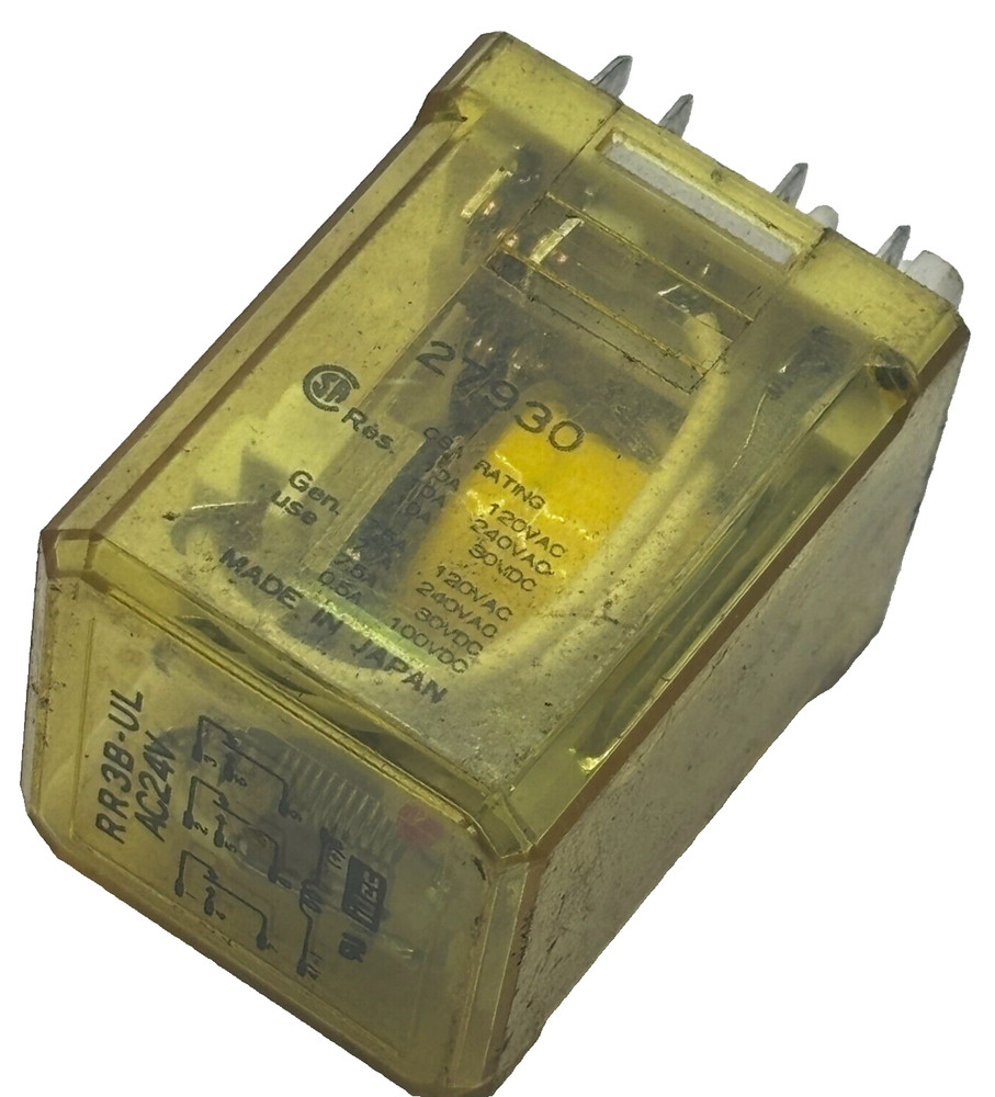 IDEC RR3B-UL RELAY 24VAC 27930 RR3BUL RELAY ⭐