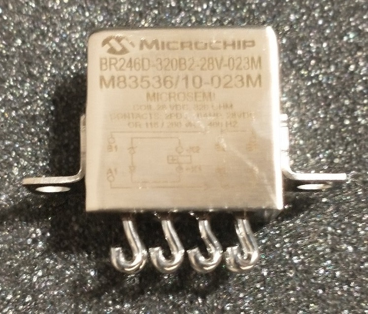 Microchip Technology BR246D-320B2-28V-023M (M83536/10-023M) Low Signal Relay