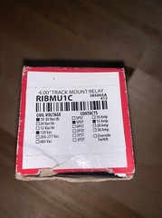 RIB 4.00” Track Mount Relay RIBMU1C 120 Vac