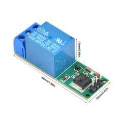 10PCS 6-24V FlipFlop Latch Relay Bistable Self-Locking Low Pulse Trigger Module