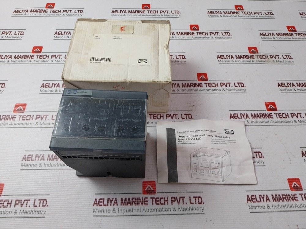 Deif Rmv-112d Undervoltage And Overvoltage Relay 8a 250vac