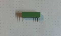 Triridge Reed Relay P/N 220-001-24, Single Pole Double Throw, 24VDC Coil, 1 Each