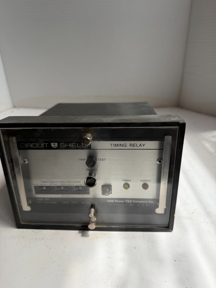 ABB Circuit Shield 417T1190 Type 62T Timing Relay 24/32 VDC Panel Mount