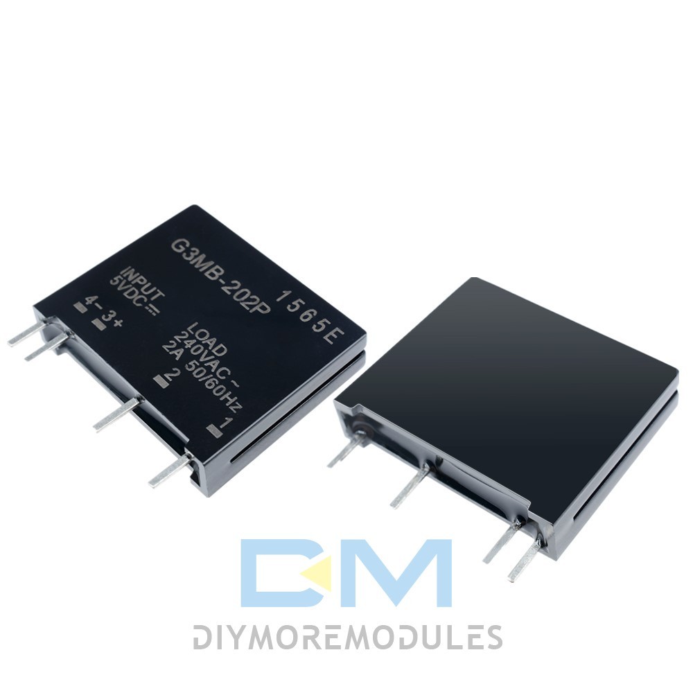 1-10X G3MB-202P-5VDC G3MB-202P DC-AC PCB SSR In 5V DC Out 240V Solid State Relay
