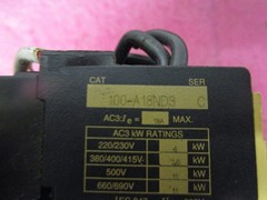 ALLEN-BRADLEY 104-A18ND3 SER. C REV CONTACTOR W/ 100-A18ND3 – USED – FREE SHIP