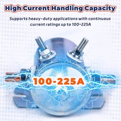 12V 300A Continuous Duty Solenoid Relay – Heavy-Duty Waterproof Relay Kit for…