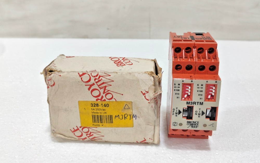*NEW* Broyce Control M3RTM RS328-140 Asymmetrical Recycler Timer Relay 240V