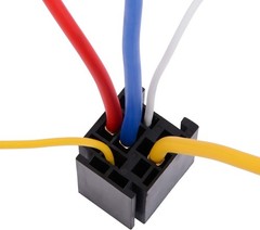 Car Relay 80A 12V Heavy Duty SPDT 5-Pin On Off Normally Open Socket Pack of 2
