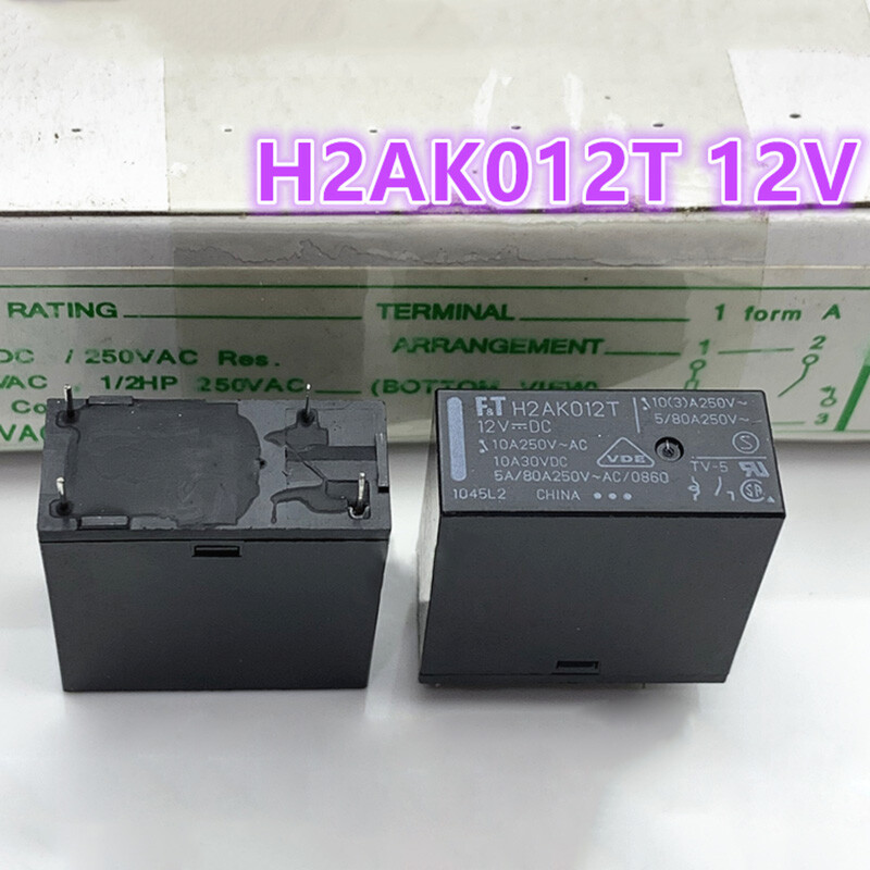10PCS Fujistu FTR H2AK012T General Purpose Relay 12VDC 10A 4Pins