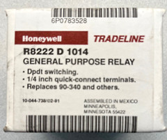 HONEYWELL R8222 D 1014 Tradeline General Purpose Relay Dpdt switching
