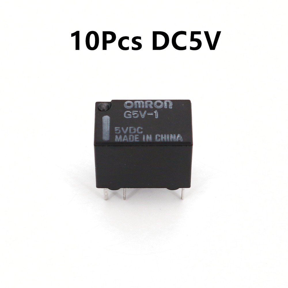 10X Omron G5V-1 DC5V/12V/24V 6Pin SPDT PCB Mount Mini Signal Relay Fast Delivery