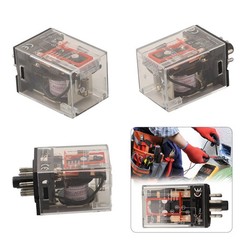 Small Intermediate Relay MK2P I 8 Pin 10A 250VAC AC 220V for Communication